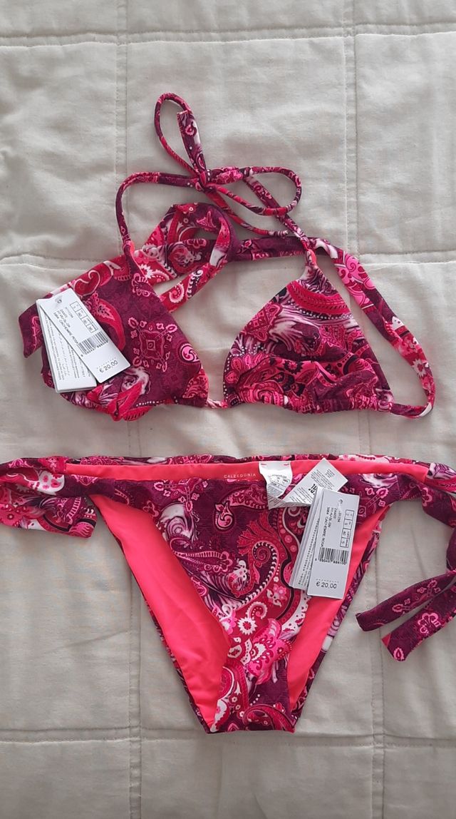Bikini Calzedonia S - Rosa y Morado