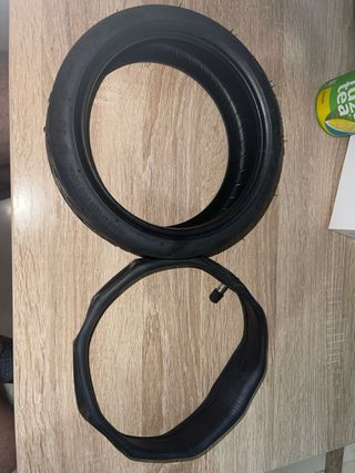 Rueda patinete 8" neumático macizo