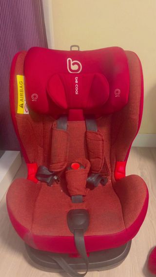 Silla coche BeCool Pivot 360º roja