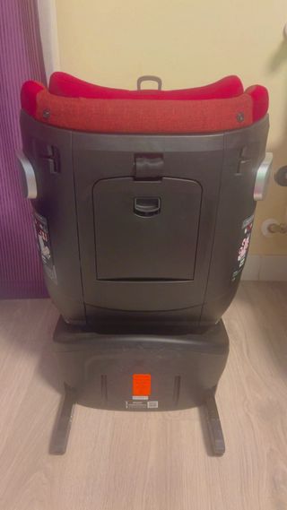 Silla coche BeCool Pivot 360º roja