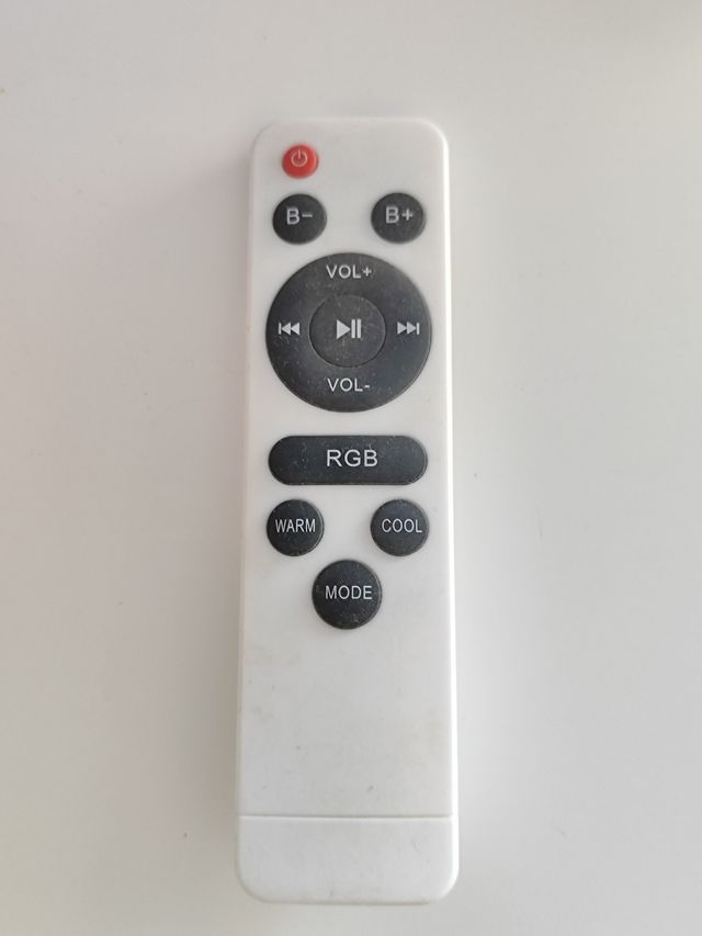 Lampara techo Bluetooth blanca