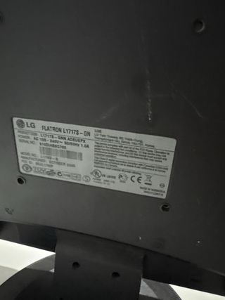 Monitor LG Flatron LCD