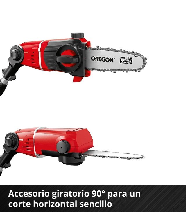 Einhell cortasetos y sierra con pértiga a batería