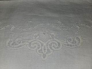 Completo lenzuola lino pizzo antico