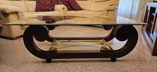 Mesa centro vidrio templado - Madera
Moderna 