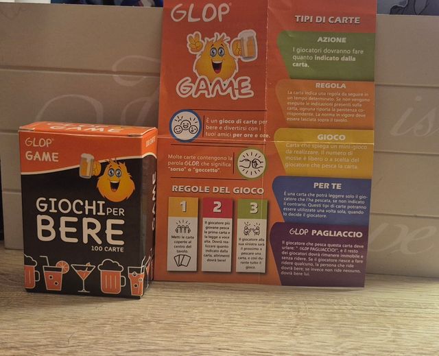 Giochi Bere Glop: 100 carte
