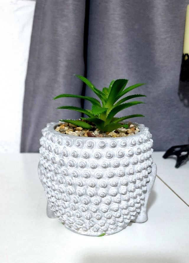 Maceta Buda Gris - Decoración