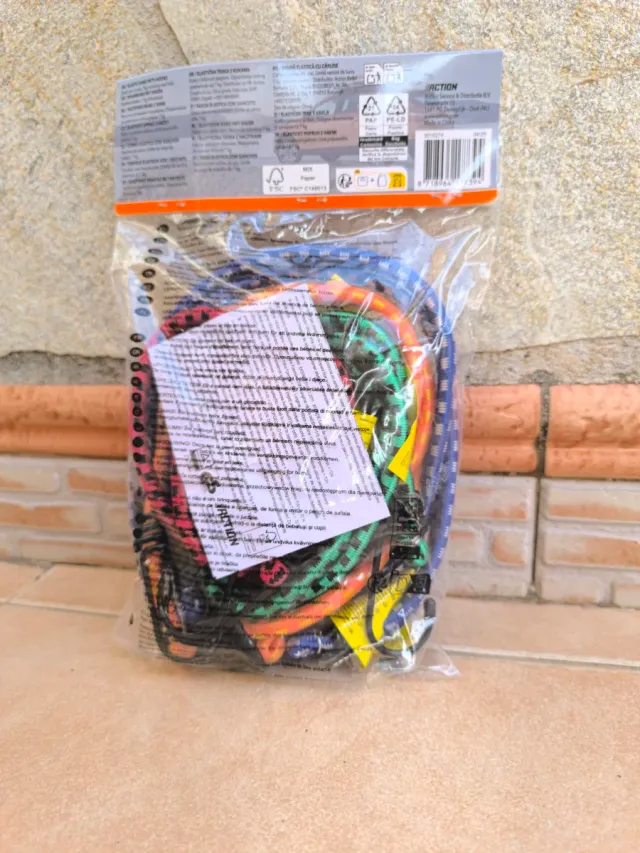 8 Gomas elásticas con ganchos