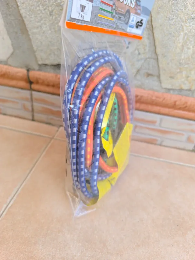 8 Gomas elásticas con ganchos