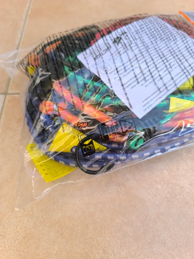 8 Gomas elásticas con ganchos