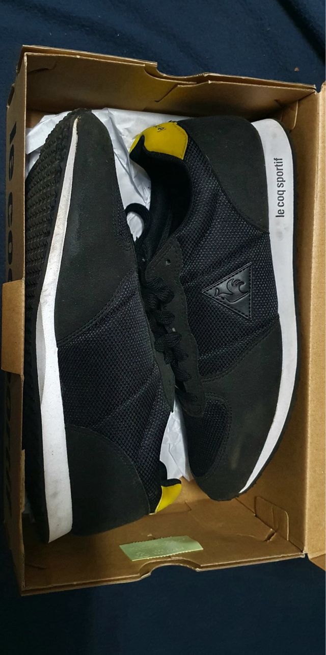 Zapatillas Le Coq Sportif - Negras/Amarillas