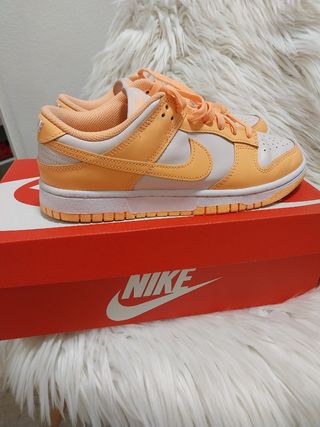 NIKE Dunk Low - Zapatillas Naranja/Blanco