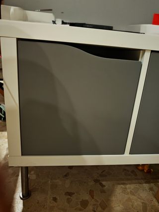 Puertas Kallax IKEA gris