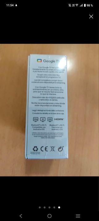 Chromecast con Google TV 4K