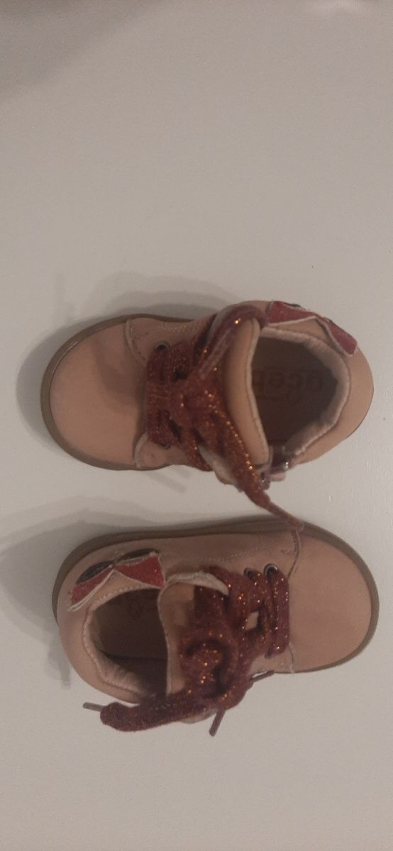 Botines niña Acebo's rosa talla 19
