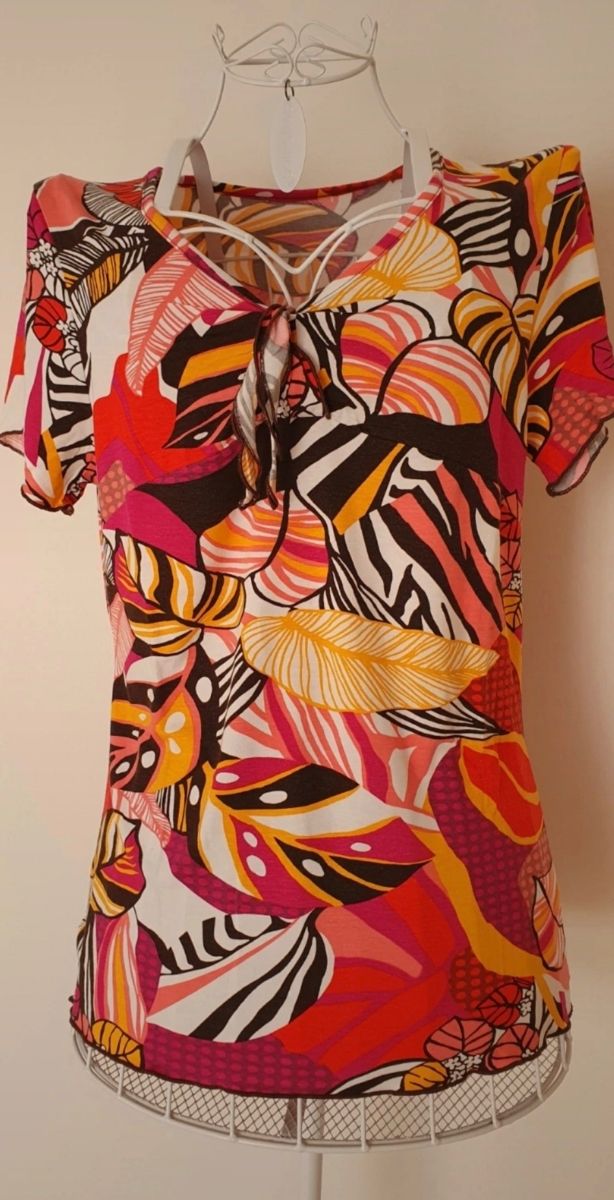 Top estivo multicolor tg unica