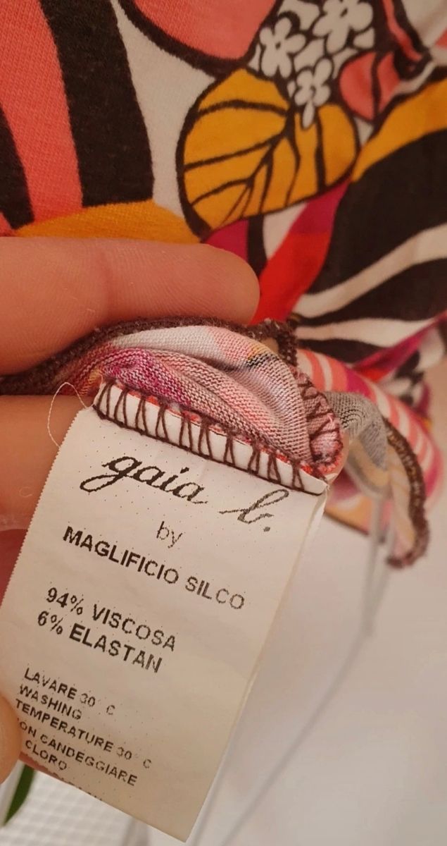 Top estivo multicolor tg unica