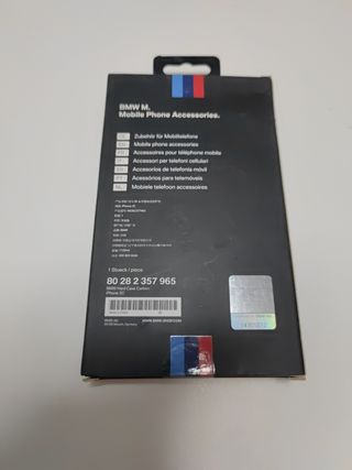Funda iPhone 5C BMW M - Carbono. Genuina.