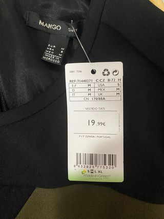 Vestido Mango NUEVO con etiqueta - Talla M
