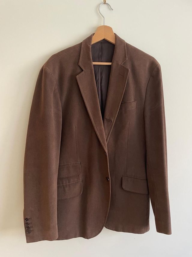Blazer marrón hombre