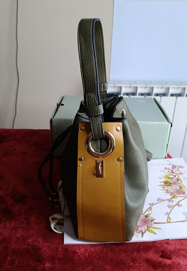 Bolso bandolera caqui nuevo