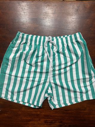 Costume uomo a righe verde-bianco Tg M