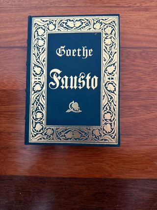 Fausto  Goethe Libro antiguo