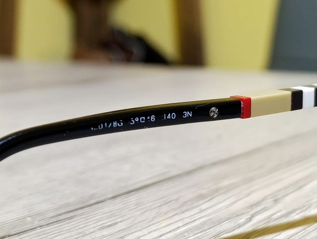 Occhiali Burberry neri unisex