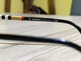 Occhiali Burberry neri unisex