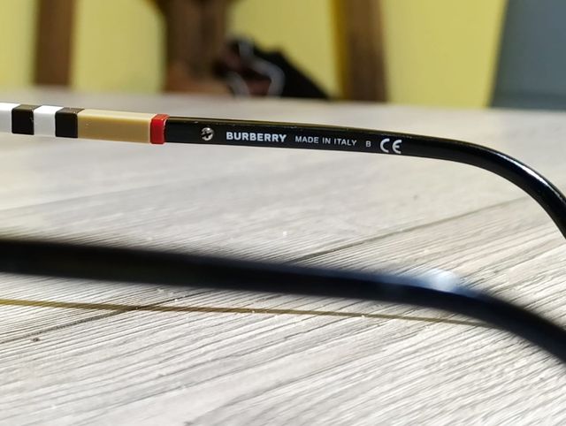 Occhiali Burberry neri unisex