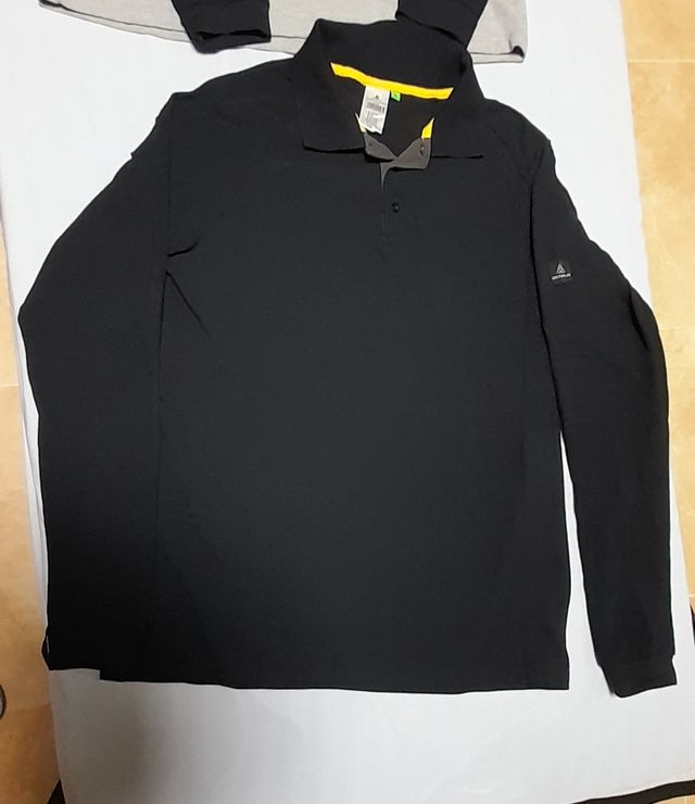 Polos Delta Plus XL- Gris y Negro