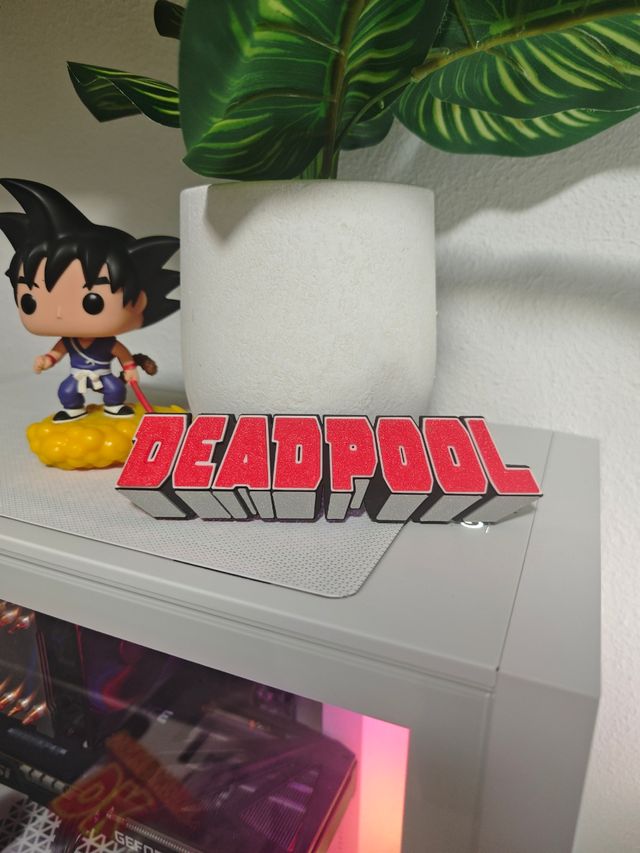 Logo Deadpool en 3D