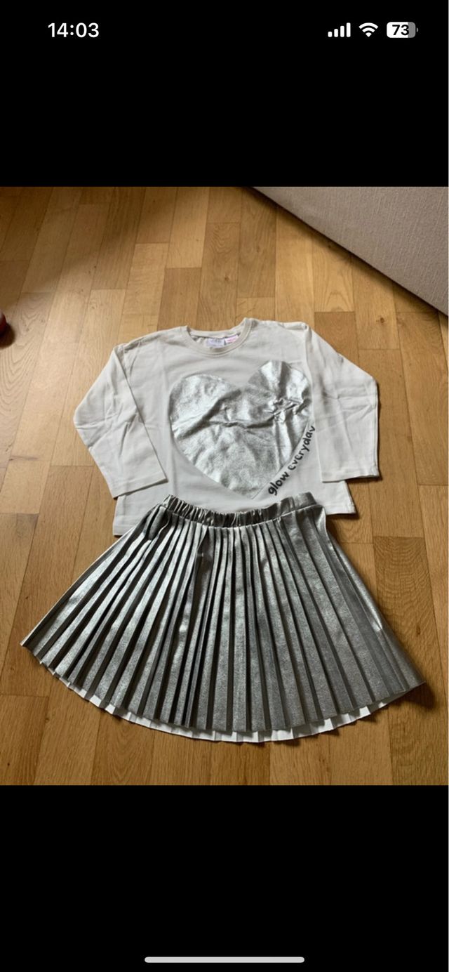 Completo Zara bimba: maglietta e gonna