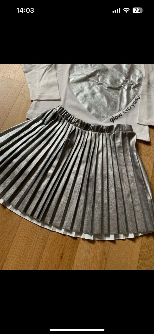 Completo Zara bimba: maglietta e gonna