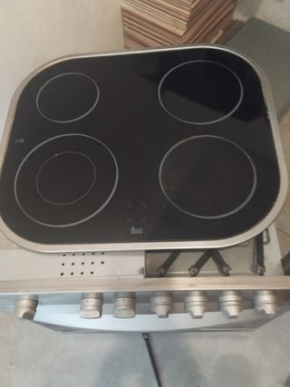 Placa inducción + horno eléctrico