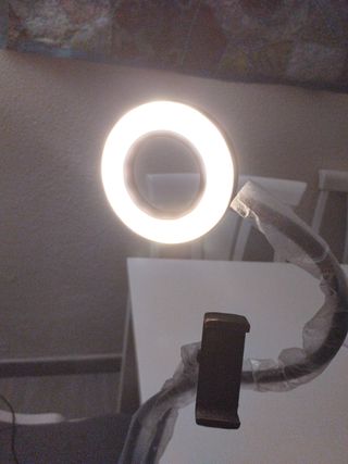 Lampara aro luz móvil