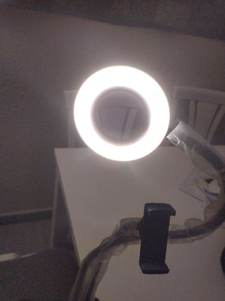 Lampara aro luz móvil