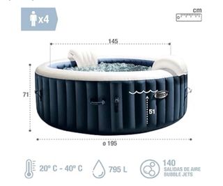 Spa/jacuzzi  Intex hinchable 4p
