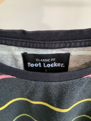 T-Shirt Foot Locker righe multicolor