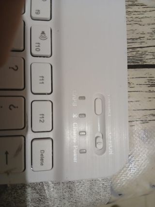Teclado Portátil Blanco