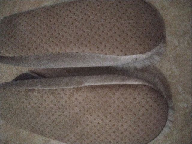 Pantuflas Invierno - Corona con brillantina dorada