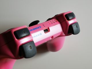 mando dualshock ps3 rosa chicle original 