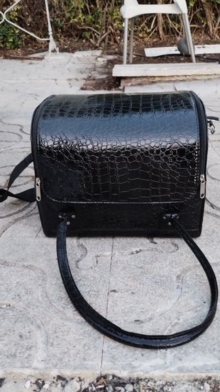 Maletín maquillaje negro profesional