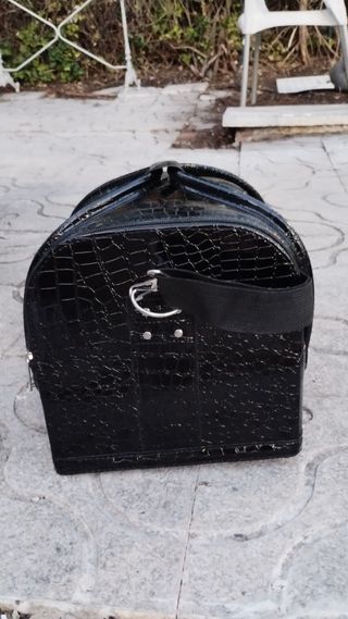 Maletín maquillaje negro profesional