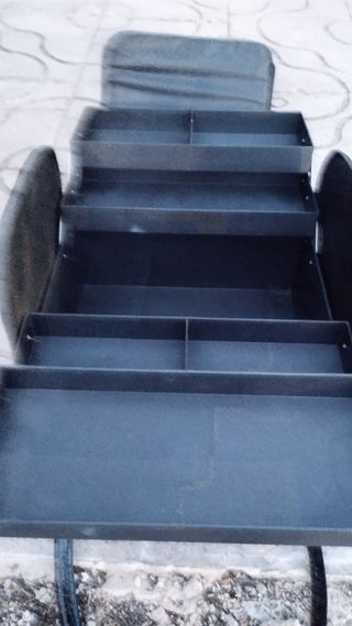 Maletín maquillaje negro profesional