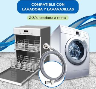 Manguera lavadora 2m - Lavavajillas Espiroflex
