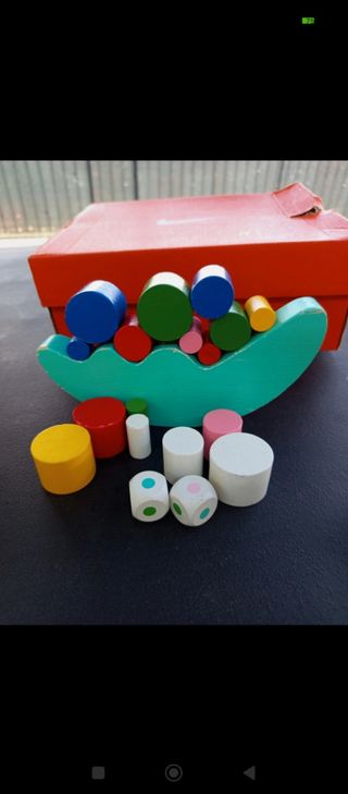 Juego de equilibrio de madera