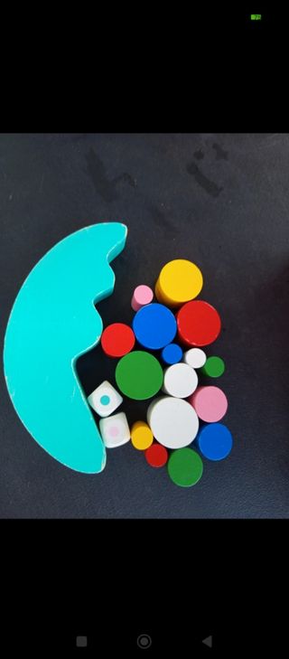 Juego de equilibrio de madera
