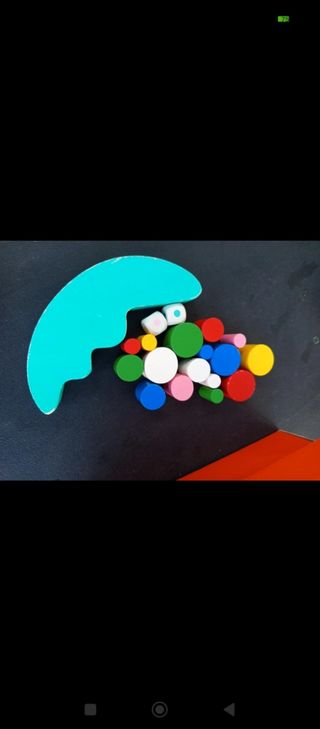 Juego de equilibrio de madera