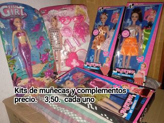 Muñecas y complementos - 5 kits